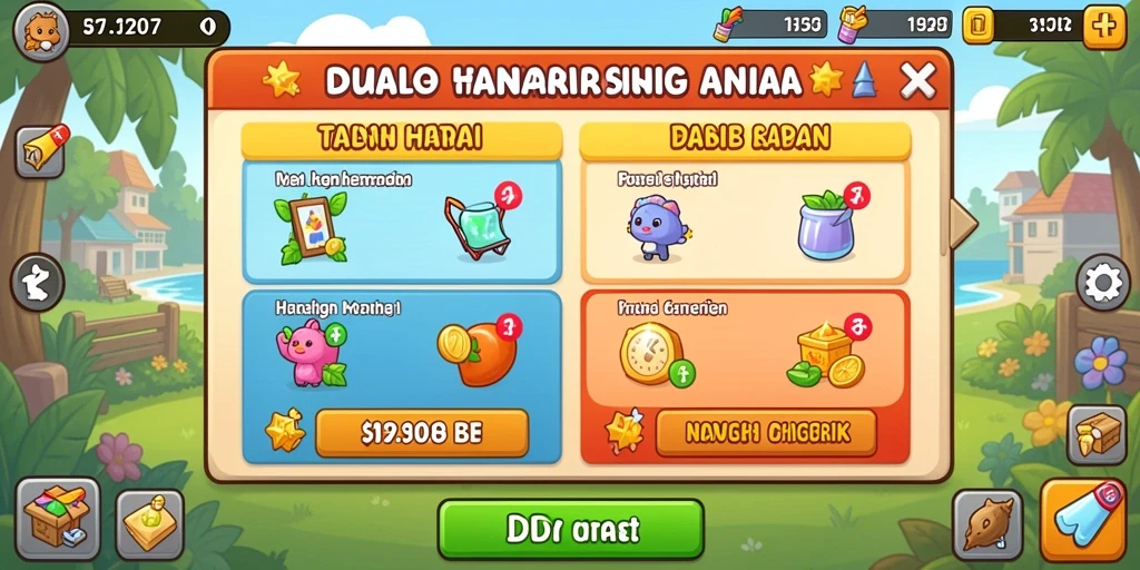 Screenshot menunjukkan grafis permainan yang memukau.