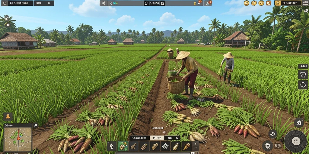Tampilan antarmuka yang menarik dan kaya warna.
