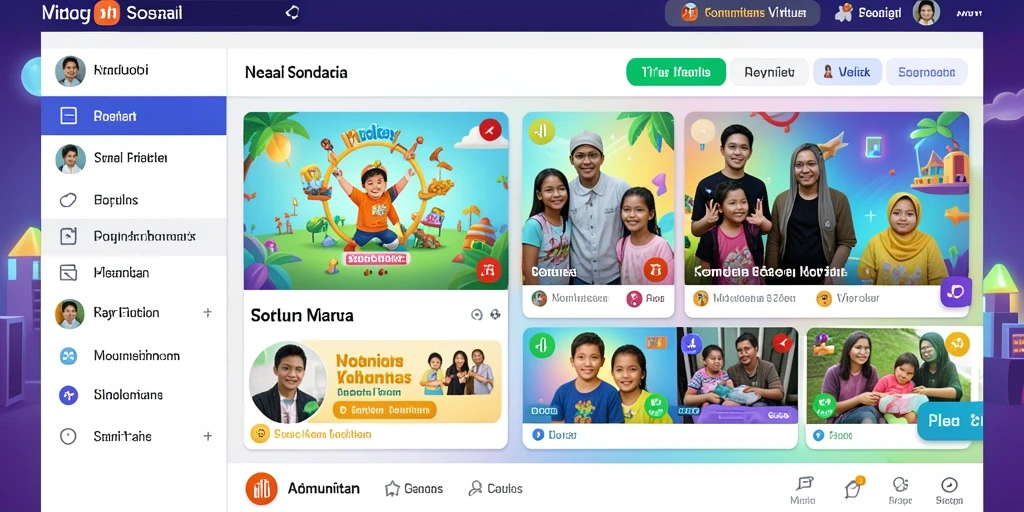 Tampilan antarmuka yang menarik dan user-friendly.