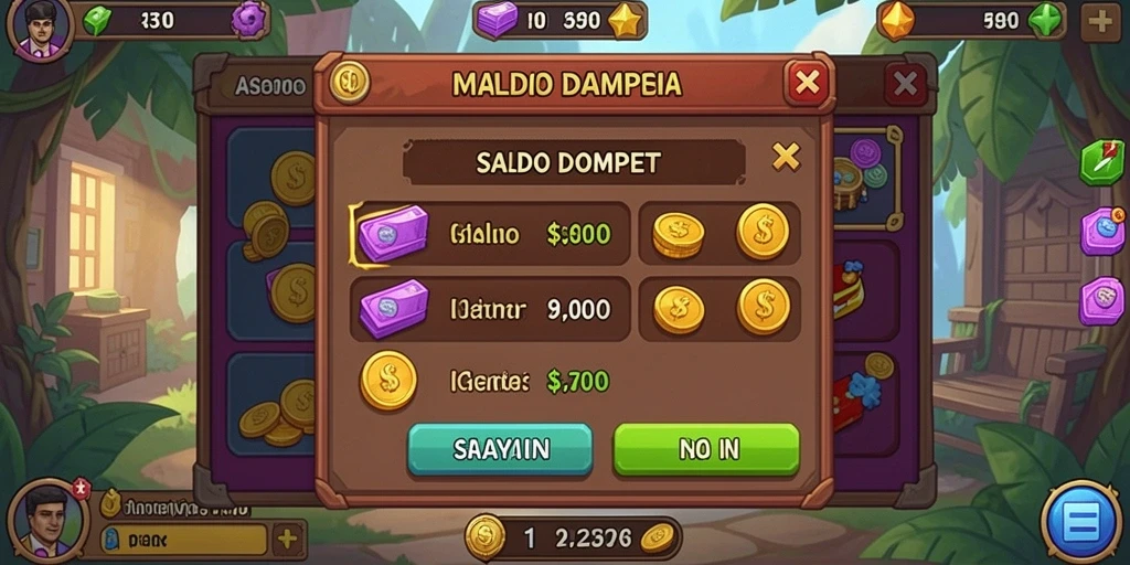 Screenshot menunjukkan tampilan awal aplikasi IDAGAME yang menarik.